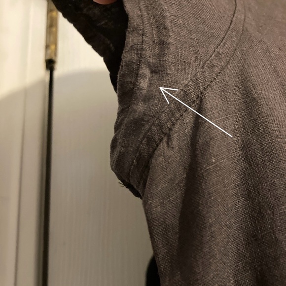 Weekend Max Mara Linen Button Down Shirt - Picture 7 of 9